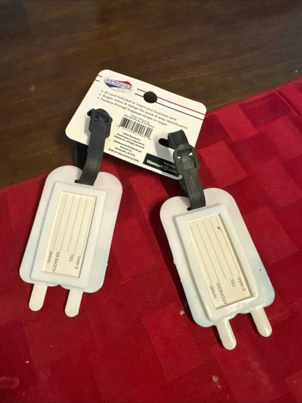 Patriotic Popsicle Luggage Tags - 2 Pack